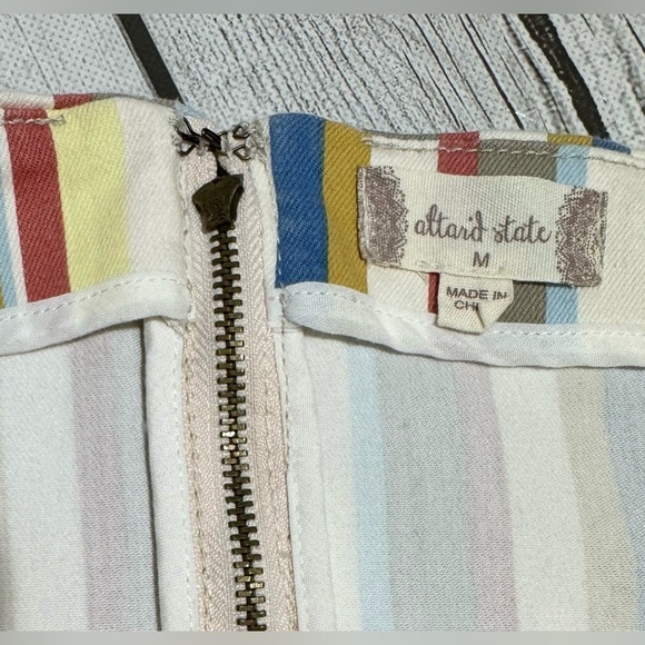 Altar’d State Mini Skirt Striped Colorful size M - Picture 2 of 6